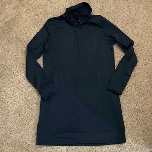 Fabletics Liora Black Funnel Athletic Dress